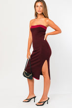 Load image into Gallery viewer, Love Midi Dress in Maroon