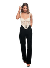 Load image into Gallery viewer, Maya Crochet Corset in Beige