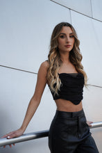 Load image into Gallery viewer, Mindful Mesh Corset Top in Black