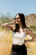 Load image into Gallery viewer, Venice Satin Top in Ivory