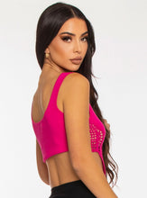 Load image into Gallery viewer, Maya Crochet Corset in Pink