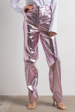 Load image into Gallery viewer, Lupe Pink Metallic Trousers