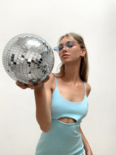 Load image into Gallery viewer, Aqua Blue Cutout Dress