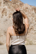 Load image into Gallery viewer, Matte Satin Bodysuit in Stone