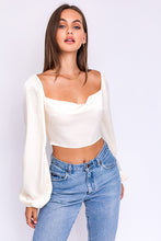 Load image into Gallery viewer, Daybreak Satin Top in Light Yellow