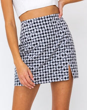 Load image into Gallery viewer, Venice Floral Gingham Skirt