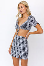 Load image into Gallery viewer, Venice Floral Gingham Top
