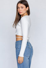 Load image into Gallery viewer, Humble Ties Ribbed Knit Sweater in White
