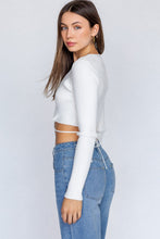 Load image into Gallery viewer, Humble Ties Ribbed Knit Sweater in White