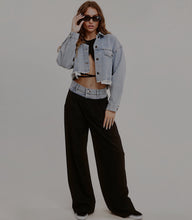 Load image into Gallery viewer, Billie Denim Pinstripe Trousers
