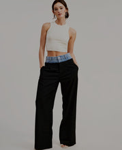 Load image into Gallery viewer, Billie Denim Pinstripe Trousers
