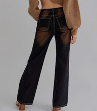 Load image into Gallery viewer, Rustic Black Brown Denim Jeans
