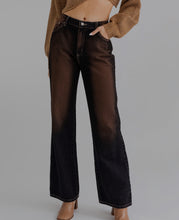 Load image into Gallery viewer, Rustic Black Brown Denim Jeans
