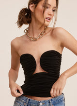 Load image into Gallery viewer, Catalina Black Bustier Top
