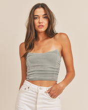 Load image into Gallery viewer, Lush Corset Top in Sage
