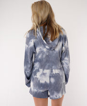 Load image into Gallery viewer, Charcoal Blue Ribbed Tie Dye Set
