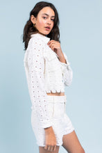 Load image into Gallery viewer, White Denim Bulletproof Jacket
