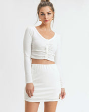 Load image into Gallery viewer, Sunday Textured Knit Set in White
