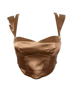 Golden Hour Satin Top