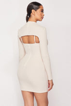 Load image into Gallery viewer, Impact Ribbed Shrug Dress in Cream
