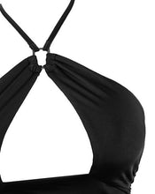 Load image into Gallery viewer, Divine Halter Top in Black
