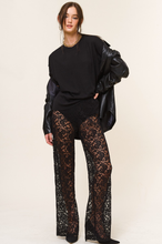 Load image into Gallery viewer, Azure Black Lace Pants
