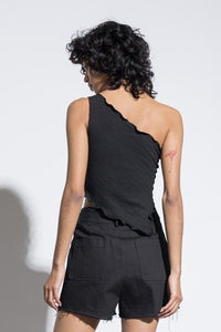 Rebel Asymmetric Top in Black