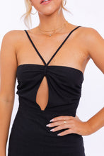Load image into Gallery viewer, Intuitive Halter Dress in Black
