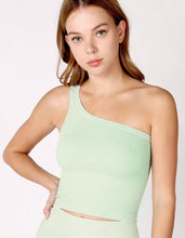 Load image into Gallery viewer, Vintage Shoulder Top in Light Green
