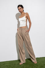 Load image into Gallery viewer, Venice Satin Top in Ivory
