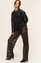 Load image into Gallery viewer, Azure Black Lace Pants
