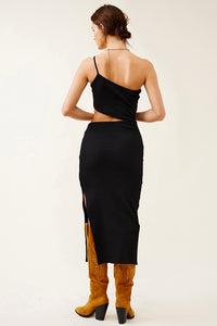 Taryn Asymmetric Midi Dress