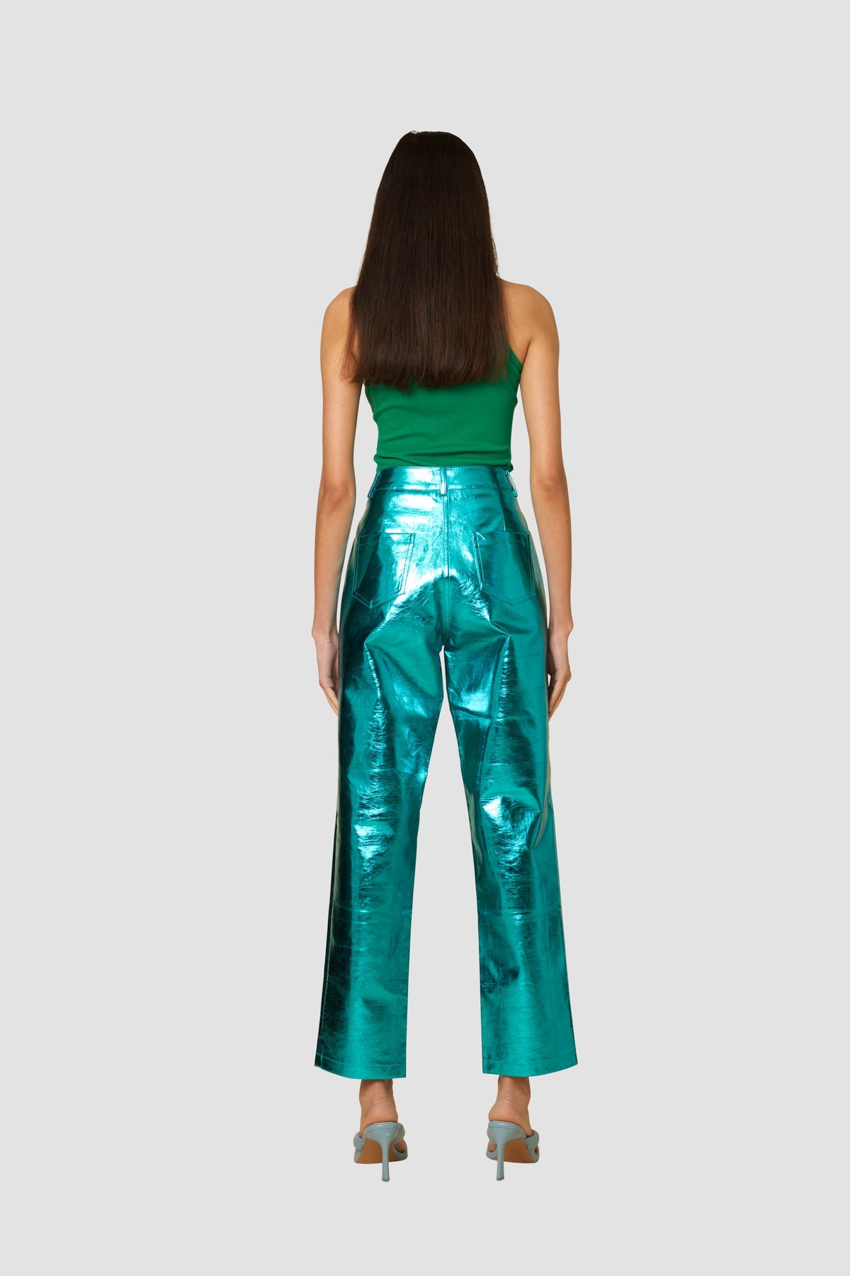 Lupe Blue Metallic Trousers – Saffire Clothing