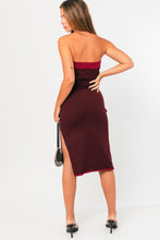 Load image into Gallery viewer, Love Midi Dress in Maroon
