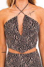 Load image into Gallery viewer, Abstract Top in Black Mocha

